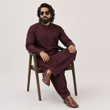Business Class Wash & Wear ( Maroon )