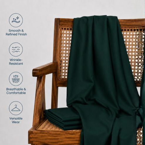 Business Class  Wash and Wear ( Dark Green )