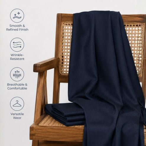 Business Class Wash & Wear ( Navy Blue )
